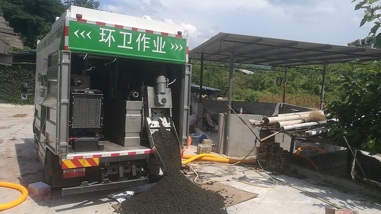 会文镇污泥干湿分离技术